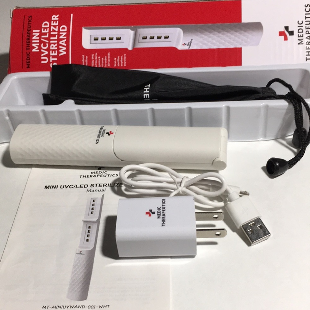MEDIC THERAPEUTICS BRAND NEW MINI UVC/LED STERILIZER WAND